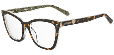 Love Moschino Eyeglasses Model Mol593 Color 2VM/16 HVNA PATTERN