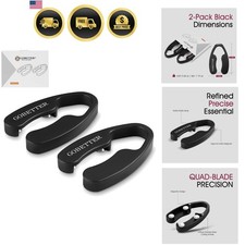 2 Pcs Wine Foil Cutter Magnetic Design, 4 Stainless Blades Foil Remover Wine ...