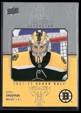 2021-22 Upper Deck #HR-48 Jeremy Swayman Honor Roll
