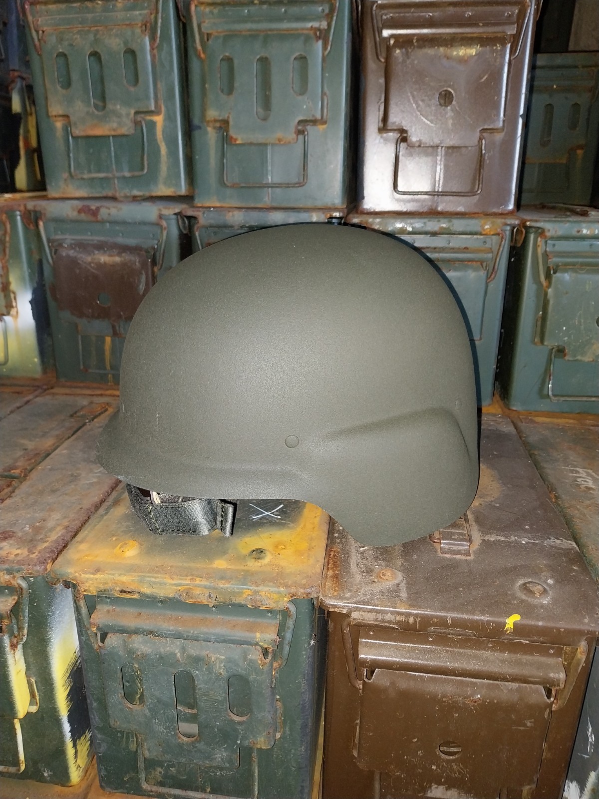 CGF Gallet Ballistic Helmet Spectra Fibers New French Army Green GT