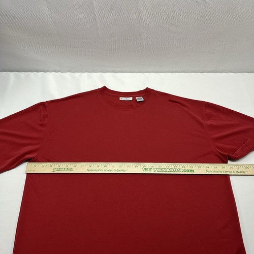Burma Bibas T-Shirt Mens Size XL Red Crew Neck Tee Short Sleeve Rayon Blend - Picture 4 of 7