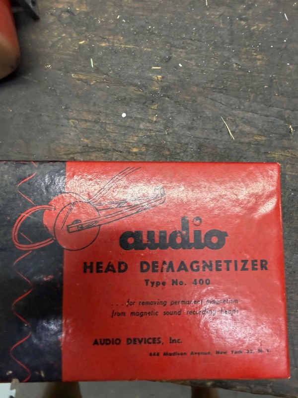 audio Head Cleaner Demagnetizer Type 400 All-Purpose Tape Recorder Head