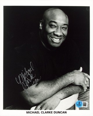 Michael Clarke Duncan The Green Mile Authentic Signed 8x10 Photo BAS #BS29237
