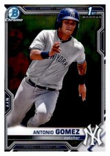 2021 Bowman Chrome Prospects #BCP-82 Antonio Gomez Yankees 1st Bowman C ID:44544