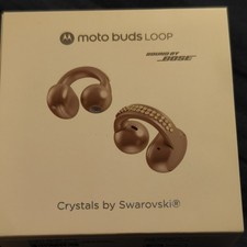 Motorola Moto Buds Loop sound by Bose with Crystals by Swarovski NIB