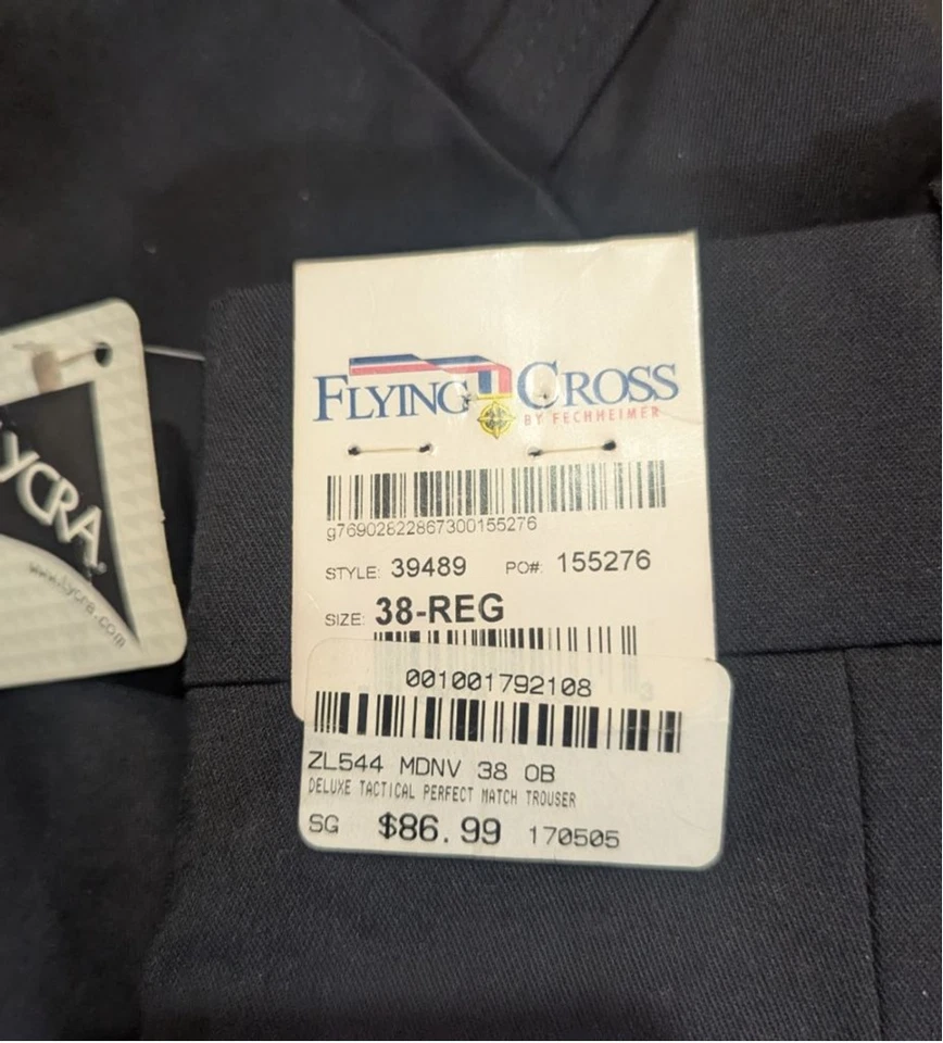 Flying Cross Deluxe Tactical Trousers 38 REG NWT Freedom Fit Uniform Fire Police - Image 4 of 4