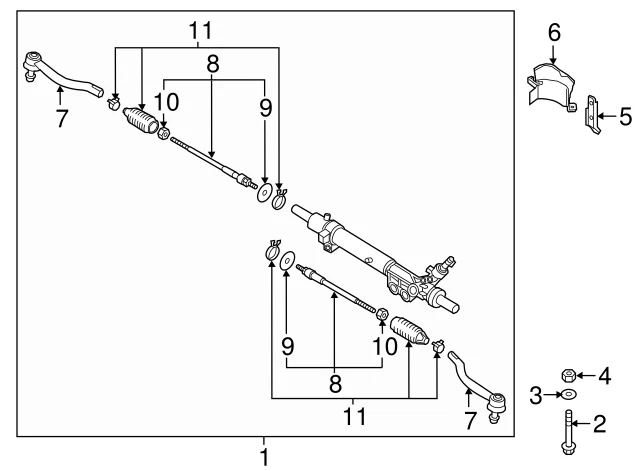 Tuerca Infiniti genuina nueva 0131101251 OEM Foto 2 de 4