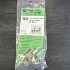 Uncle Mikes Sling Swivels Quick Detachable Stainless Nickel 1" - 1462-2