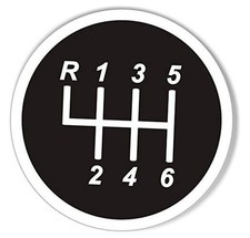 Save Our Manual Transmissions Gear Shift Pattern Bumper Sticker 