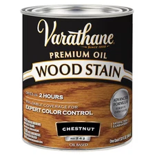 Varathane 211721H Premium Wood Stain, Oil Based, Chestnut, 1 Quart