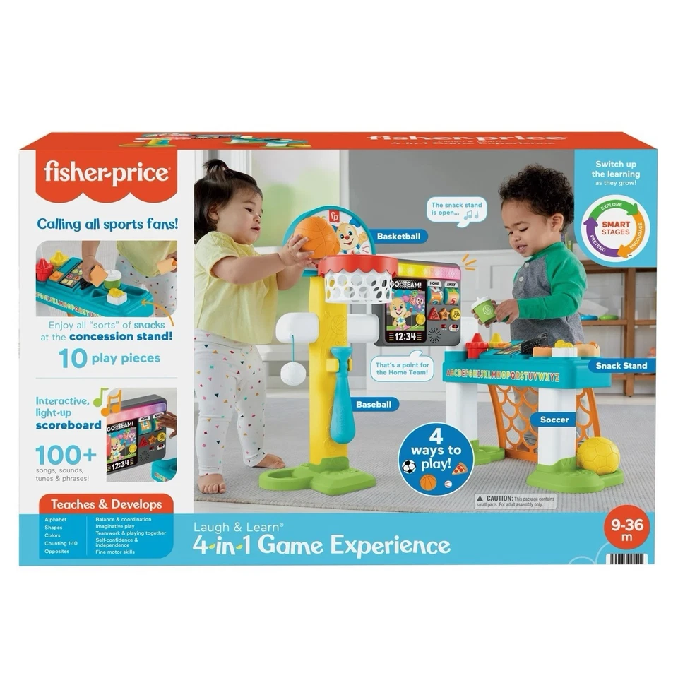 Fisher Price Laugh and Learn 4 en 1 Game Experience Play Center Nuevo en caja Foto 3 de 3