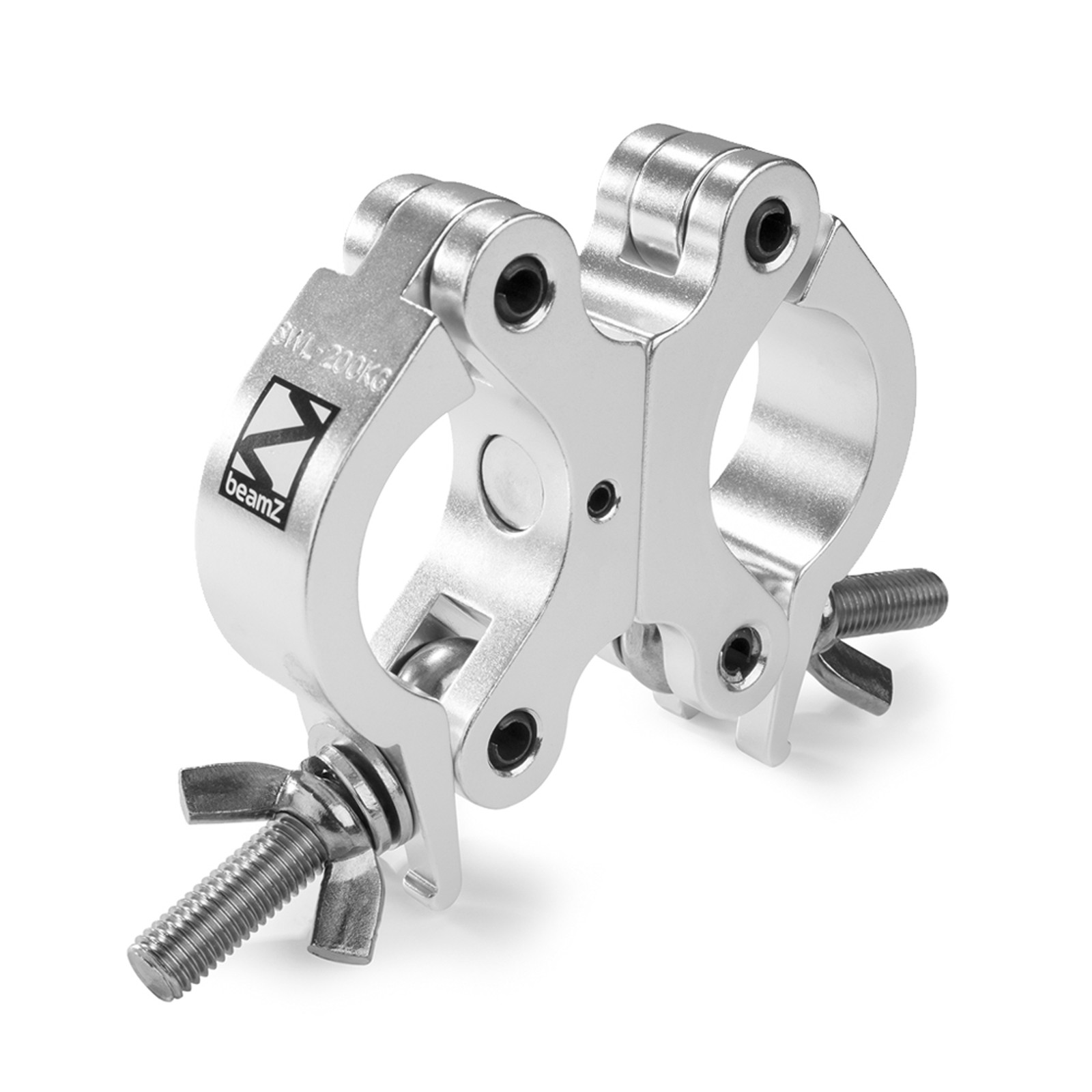 Beamz BC50-200D Truss Clamp 200kg Aluminium Swivel Coupler Double Clip