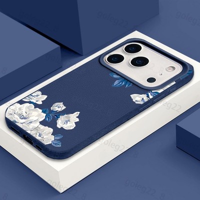 Weiße Blumen Mädchen Weich Handy Hülle für iPhone 17 Pro Max 16 15 14 13 Case