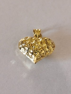 Goldener Herzanhänger, 585er Gold, neu