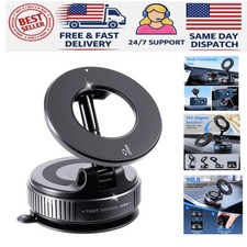Versatile Car Phone Holder - Magnetic Suction, 360  Adjustable for Safe Use