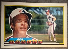 REX HUDLER 1989 TOPPS BIG, #248, MONTREAL EXPOS