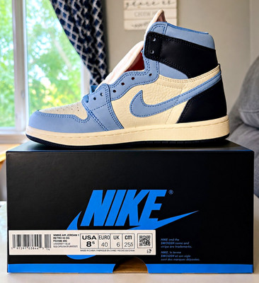Brand New Nike Air Jordan 1 Retro High OG  First in Flight  Women s Size: 8.5