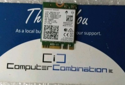  Intel Dual Band Wireless-AC 8265NGW BT NGFF OEM P/N 851592-001 / 01AX702  