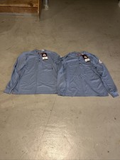Lot of 2 Bulwark FR Henley Shirts Flame Resistant CAT2 2112 Mens Medium New NWT