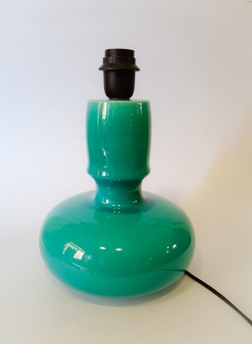 ♥ LAMPADA DA TAVOLO IN CERAMICA ERNESTINE SALERNO RARA TURCHESE vaso vietri
