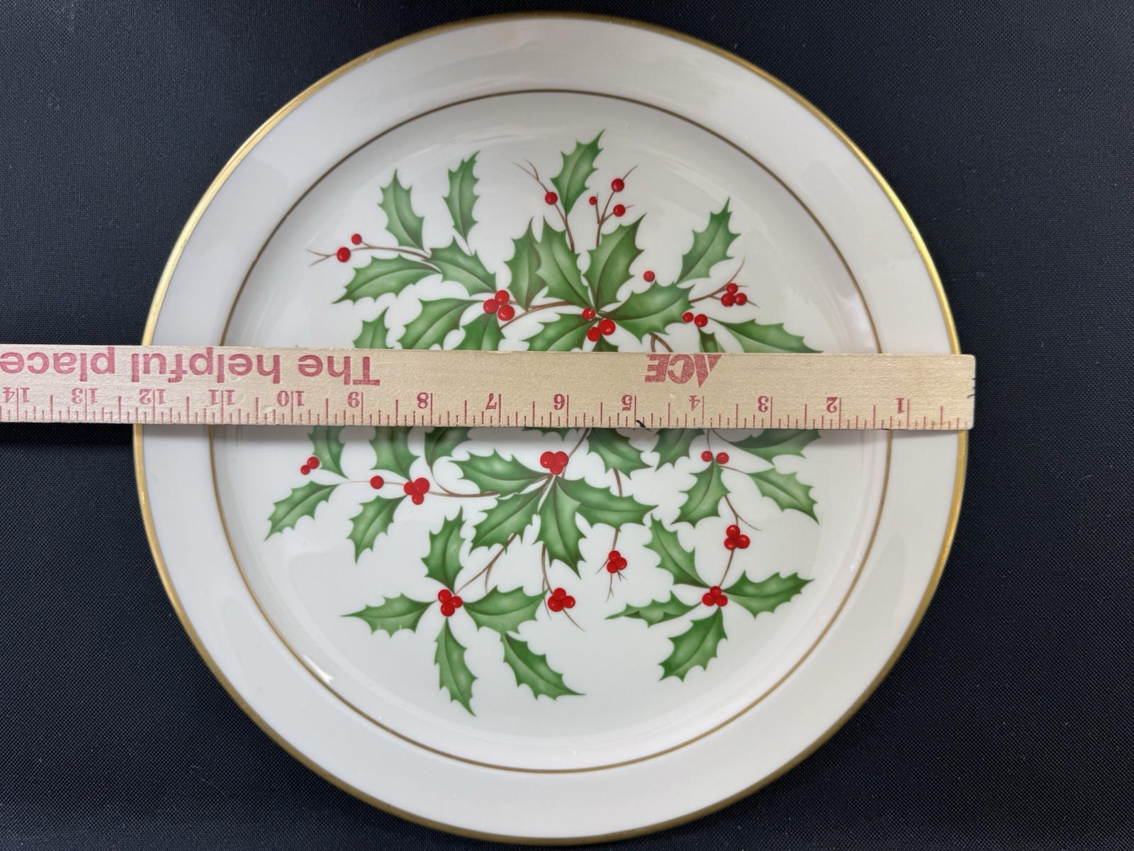 Lenox Holiday~(1)~12" Chop Plate Round Platter~1st Quality~Perfect