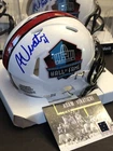 JSA Autographed Adam Vinatieri Signed Hall Of Fame HOF Mini Helmet + Bonus 395