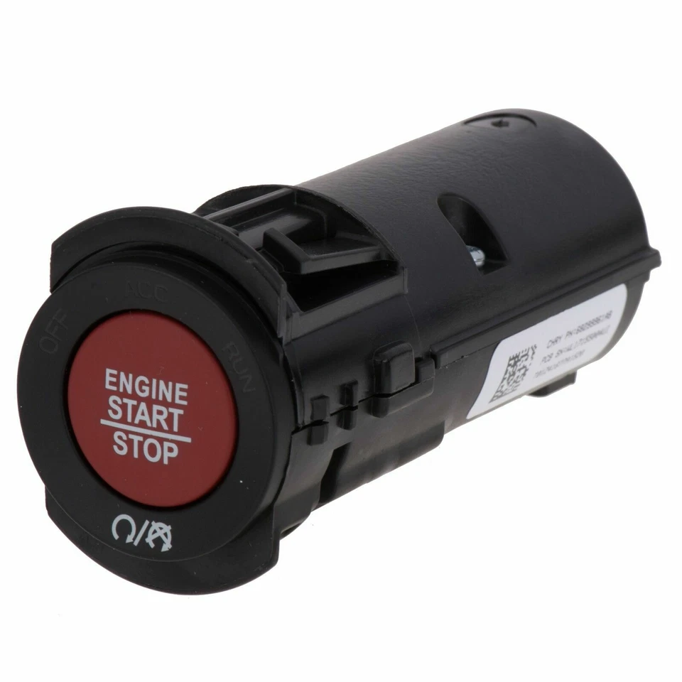 Dodge Challenger Charger 300 Performance 2015-23 rojo pulsador botón de arranque OEM Mopar Foto 2 de 4