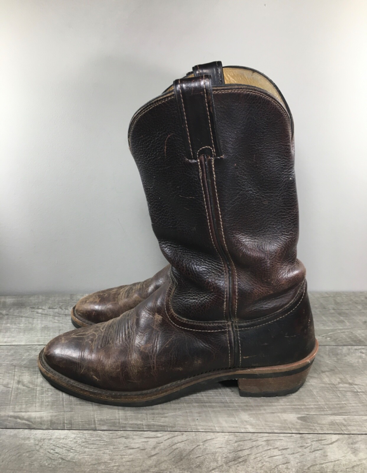Chippewa 20012 Square Toe Wellington Cowboy Western Leather Mens Boots