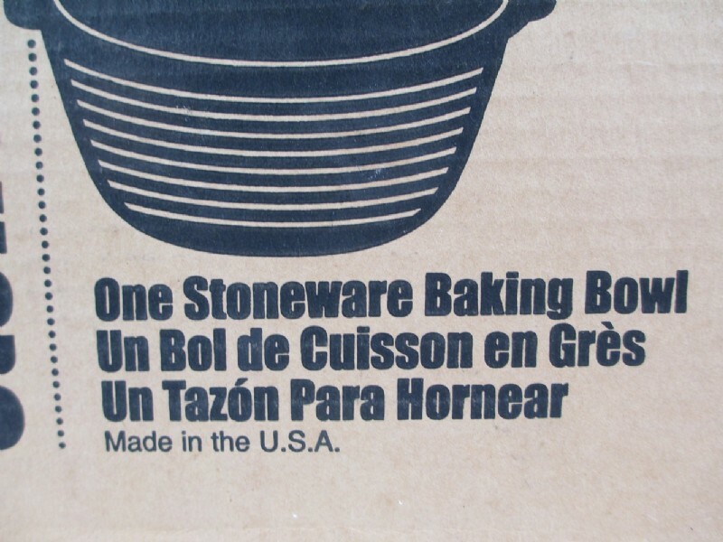 Pampered Chef Stoneware Baking Bowl eBay