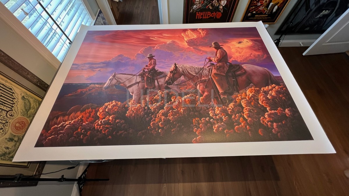 Mark Maggiori Purple Haze XXL Canvas 72X50 Signed/#d of 100 | eBay