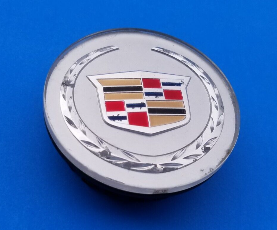 OEM Cadillac Wheel Hub Center Cap Cover For ATS, CTS, DTS, SRX, STS, XLR, XTS - Used Replacement Part