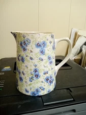 Lord Nelson Pottery PANSY 5 1/2" Jug / Pitcher Rare
