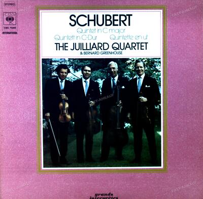 Schubert, The Juilliard Quartet & B.Greenhouse - Quintet In C Major u.a. LP .
