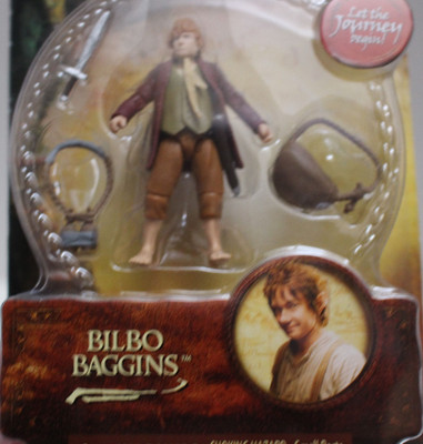 NEW MIP The Hobbit 3.75'' figurine Bilbo Baggins Ages 4+