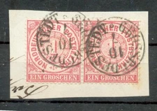 Ndp 16 Stamp Gross Rudestedt Postmarked Luxury Letter Piece (G6858
