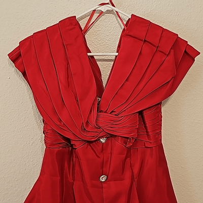 Tadashi vintage Ruffle top dress size 12 | eBay 