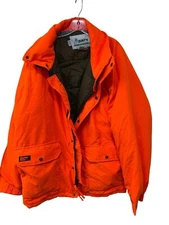 Mount'n Prairie Hunting Jacket Mens XXL Blaze Orange Vintage Polyester Nylon