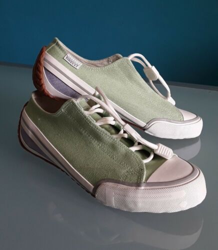 "PIRELLI" scarpe di tela, colore verde menta, taglia USA 9, EURO 39. - Foto 2 di 7