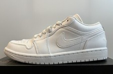 Nike Air Jordan 1 Low "Triple White" White 553558-136 Men's 7 / Women's 8.5