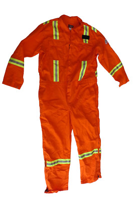 Bulwark FR CAT 2 Orange Safety coverall Size XXl-LN  (ATPV 11)