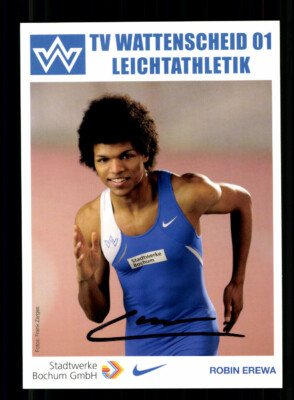 Robin Erewa Autograph Card Original Signed Athletics + A 245534