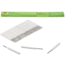 30 Pcs 1.5mm Diamond Drill Bits for Dremel Jewelry Lapidary Tools for Rock Glass