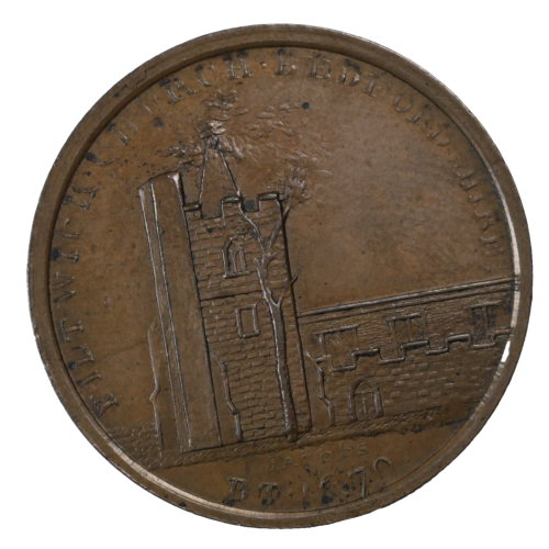 1797 Bedfordshire Skidmore's Flitwick Church Halfpenny Conder Token D&H-1