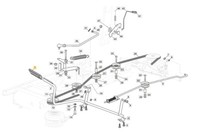Originale Brems Pedal Abdeckung Stiga Rasentraktor 1330M 325110391/0