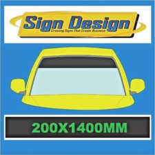 GLOSS BLACK SUNSTRIP FIT VAUXHALL CAR  DECALS GRAPHICS STICKERS