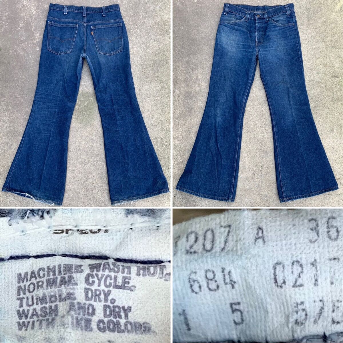 vintage Levis 684 jeans bell bottom bottoms measure 32 in vintage Levis 684 jeans bell bottom bottoms measure 32 in