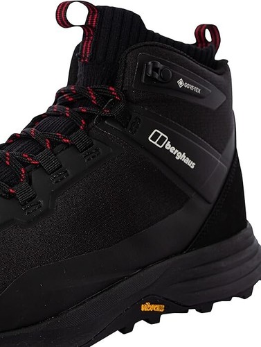 Stivali Berghaus da uomo VC22 Mid GORE-TEX da passeggio escursionismo Vibram UK 7 EU 41 NUOVI - Foto 7 di 9