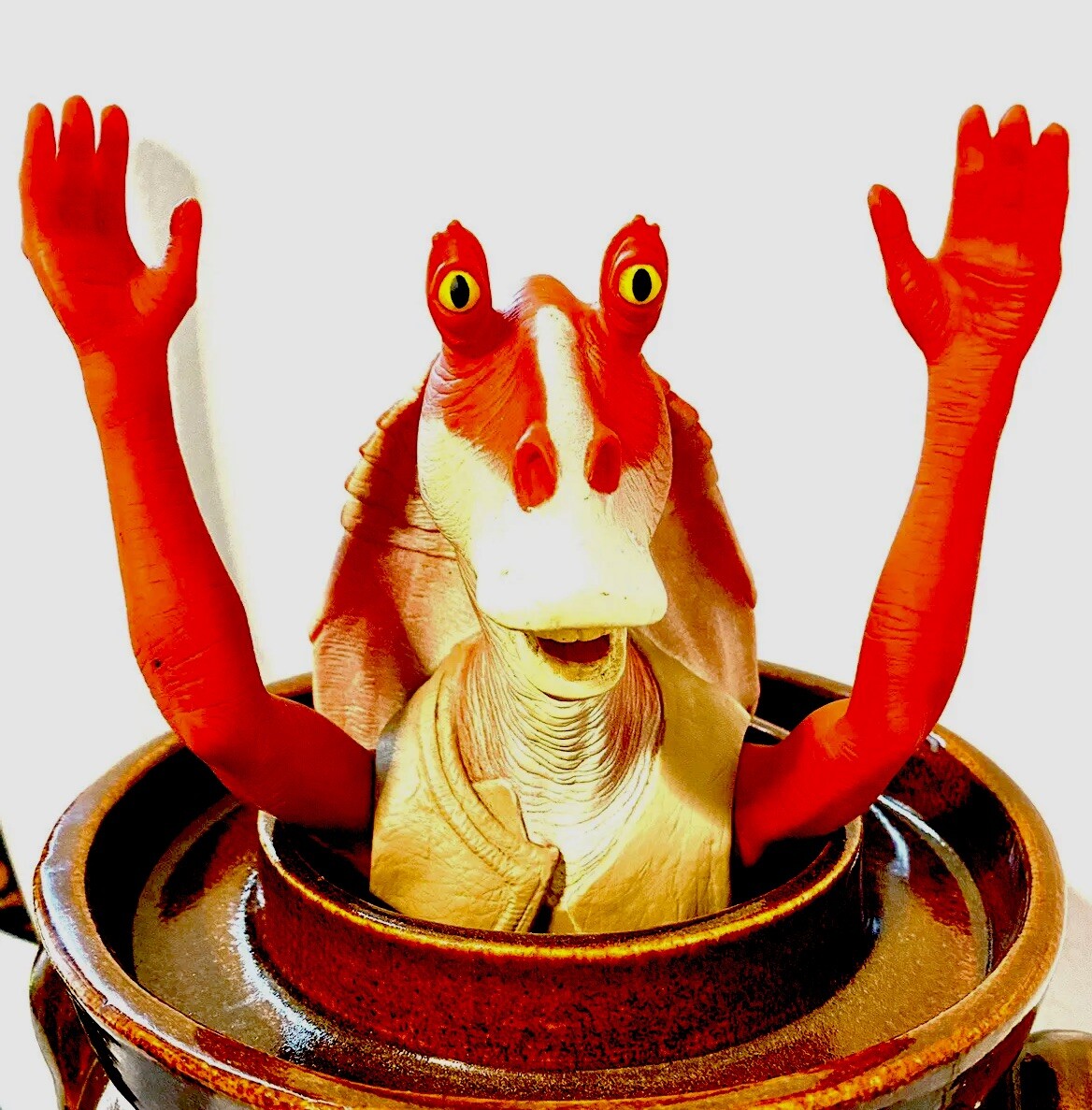 Jar Jar Binks Star Wars Drinking Cup Topper Missing Cup Episode 1