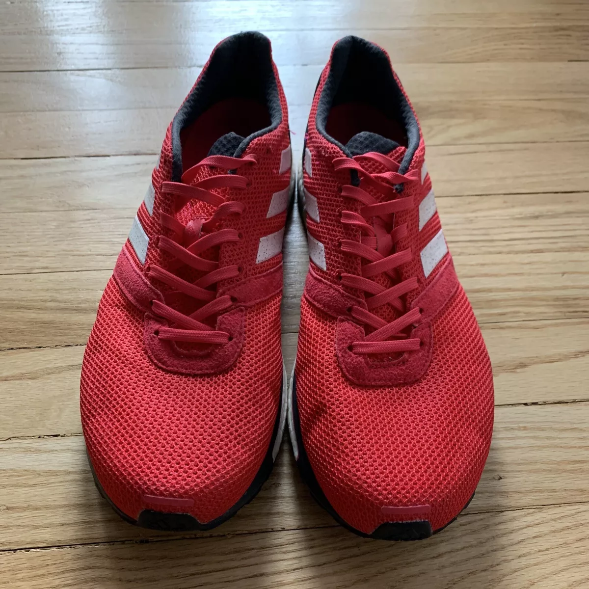ADIDAS ADIZERO ADIOS 4 ACTIVE PINK WHITE B37308 MENS SIZE 12