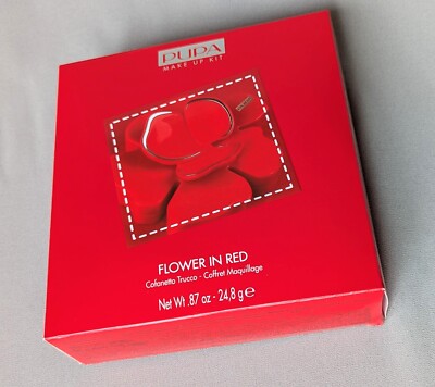Vintage PUPA Make Up Kit ''Flower In Red'' Made in Italy